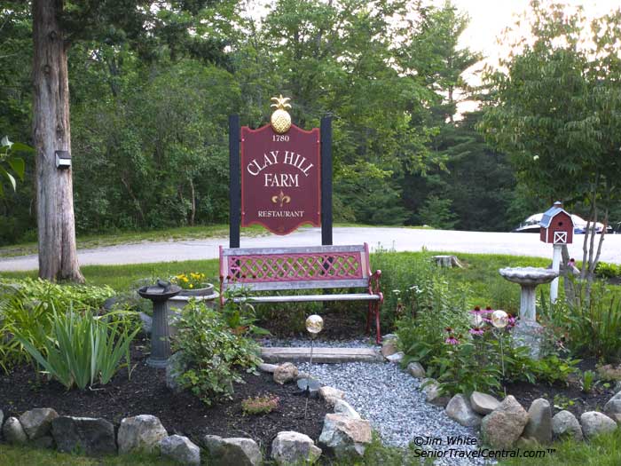 Clay Hill Farm Restaurant Bench
