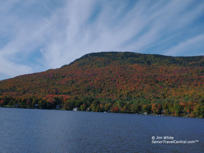Mount Elmore Vermont on a Sunny Day in the Fall