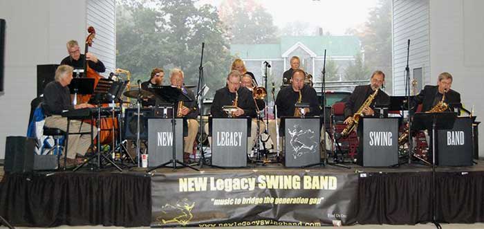 The New Legacy Swing Band at Harbor Park Summer Concert Series.
