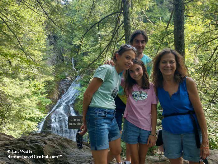 Moss Glen Falls Family Hike, Stowe VT