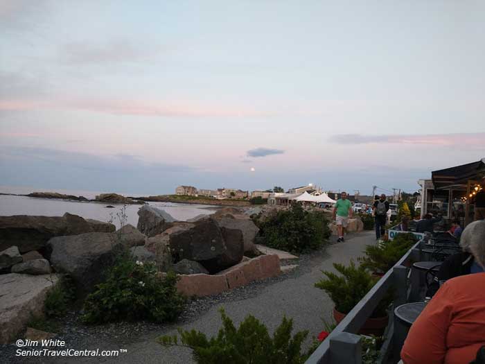 Oarweed Restaurant Outside Dining Along Marginal Way