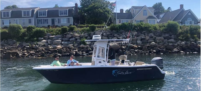 Salty Lewer Fishing Charters Boat
