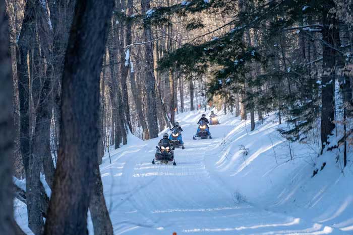Snowmobile Tours in Stowe
