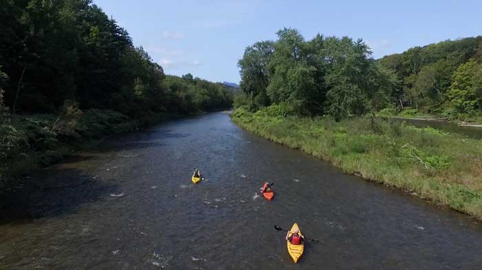 Umiak 9 Mile Float Trip on the Winooski River