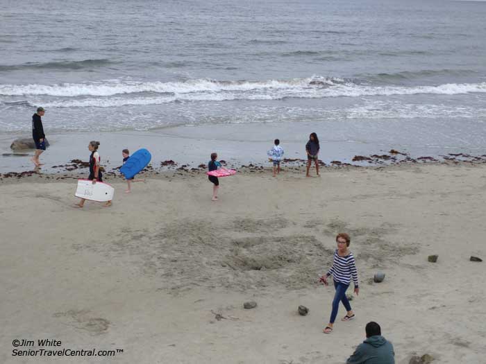 Wells Beach at the end of Mile Road