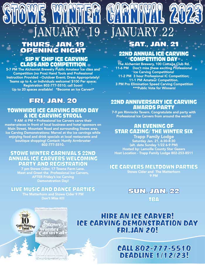 Stowe Winter Carnival 2023