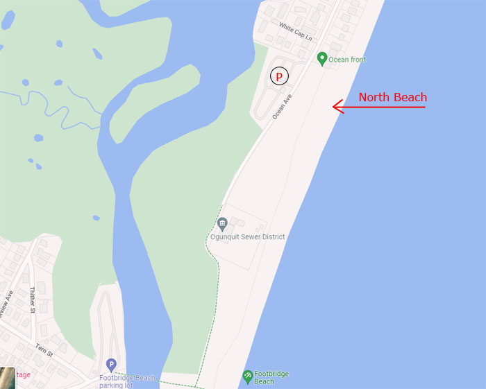 North Beach Ogunquit Maine Map